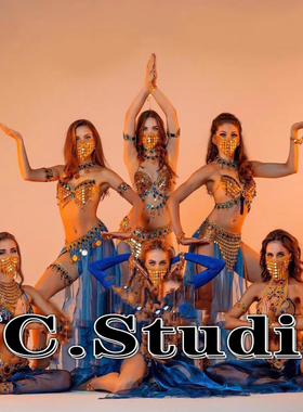 定制酒吧夜店DS异域风情民族蓝色性感印度GOGO作秀演出服