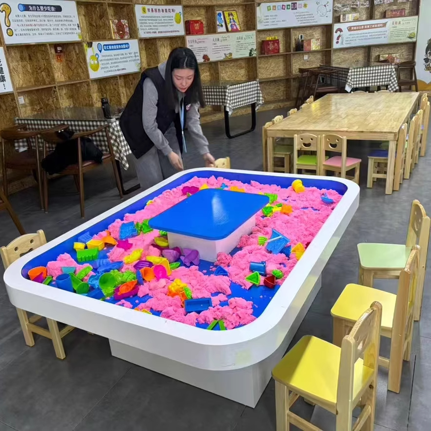 儿童多功能沙桌积木游戏桌定制