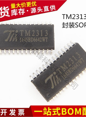 不忘初心 原装正品TM2313 2313 封装SOP28 数字控制音频处理芯片