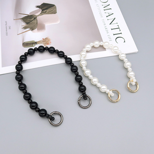 手工珍珠链串珠包链条编织包手提链麻花链手机挂链手拎包替换包带