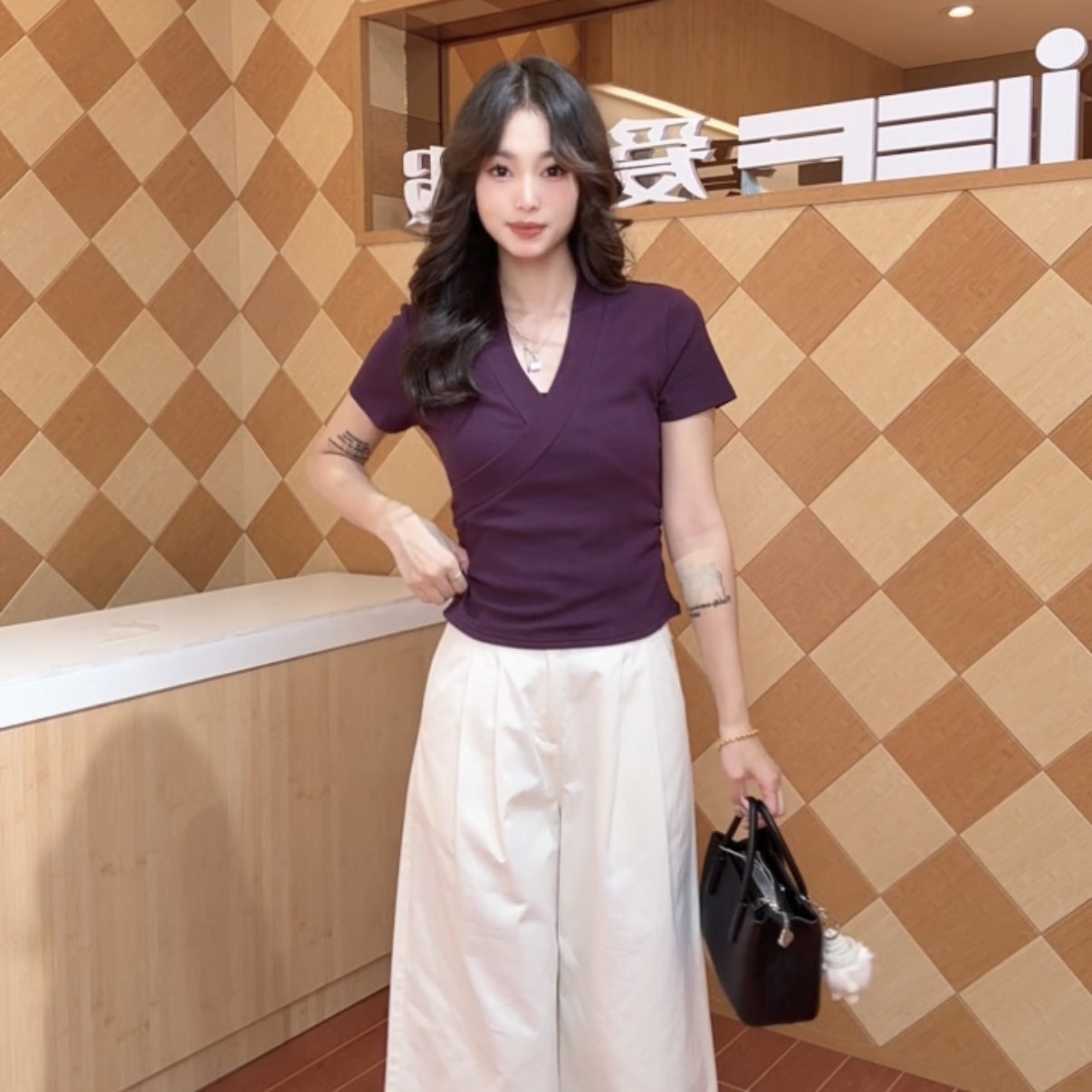 IEF/爱依服2025新款夏季针织上衣