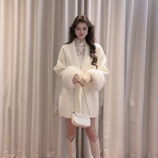 IEF/爱依服2025年秋冬新款时尚百搭温柔毛衣外套软糯冬季毛针织衫