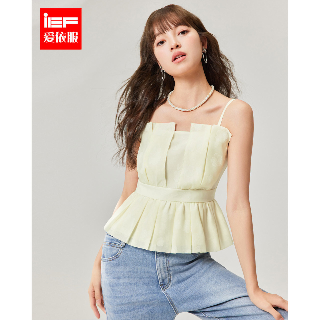 IEF/爱依服上衣2025夏季新款法式