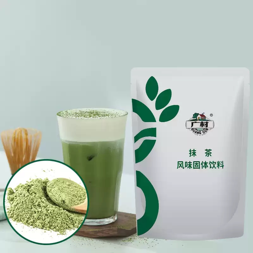 广村抹茶粉日式抹香冲饮品茉香