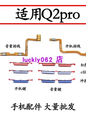 适用于真我realme Q2pro开机键音量键排线RMX2173按键锁屏键电源