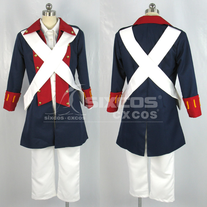 黑塔利亚APH美国独立战争 COS服定做 America Cosplay Costume