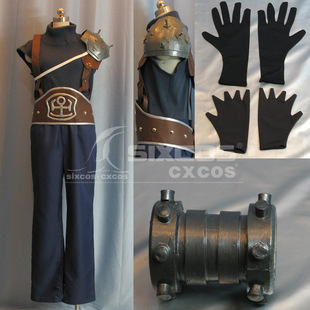 最终幻想7-克劳德 COS服定做 FFX-Advent Children Cloud Strife