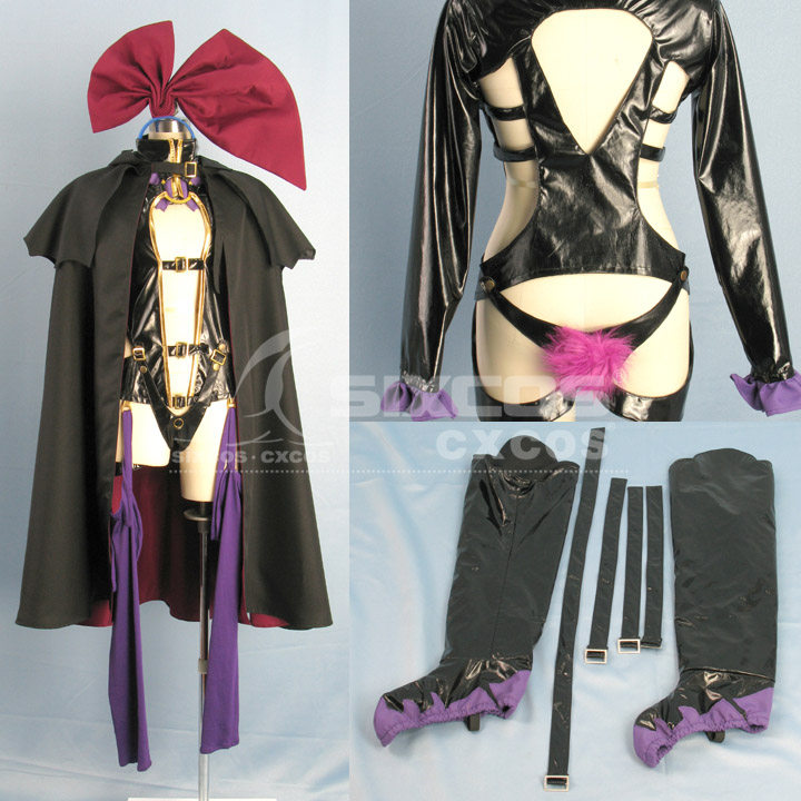 雪莉露 诺姆剧场版黑白兔子装 COS服装定做 超时空要塞 Macross F