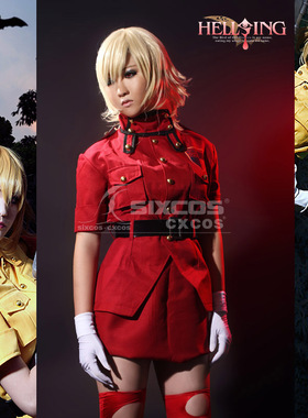 Hellsing地狱之歌皇家国教骑士团Seras西洛斯维多利亚COS服装定做