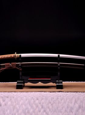 未开刃刀剑高锰钢一体日式刀手工锻打硬剑工艺收藏品冷兵器未开刃