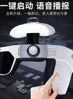 跨境多功能头皮放松理疗仪气囊挤压按摩头盔家用电动头部按摩仪器