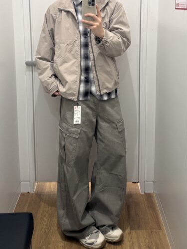 SSLstudio美式街头复古解构弯刀休闲裤男vibe宽松直筒阔腿工装裤