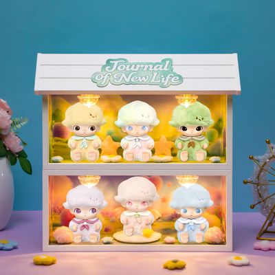 DIMOO新生日记系列毛绒展示盒