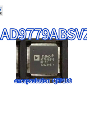 正品AD9779ABSVZ 封装TQFP-100 数模转换芯片AD9779ABSV 9779ABSV