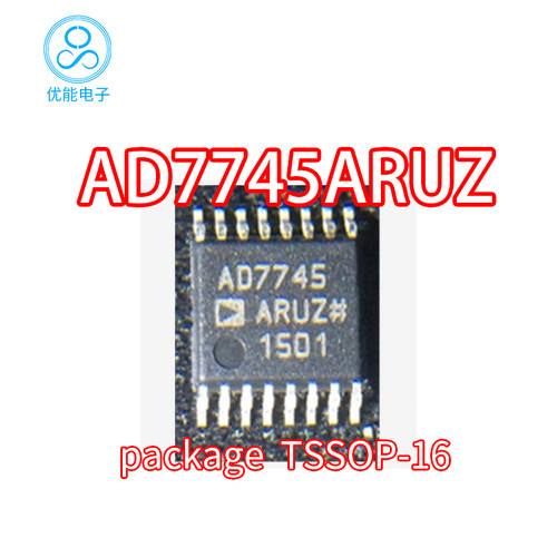 进口贴片 AD7745ARUZ 封装TSSOP-16脚 AD7745ARU数字转换器AD7745