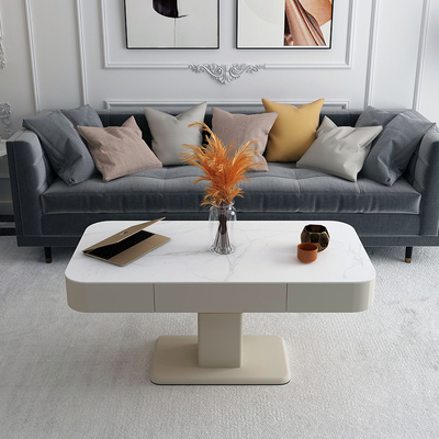 小户型实木升降茶几餐桌一体两用