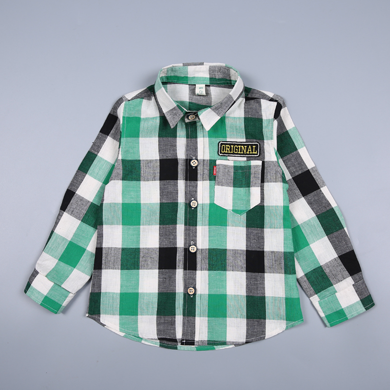 Chemise enfant à manche longue - Ref 2083627 Image 1