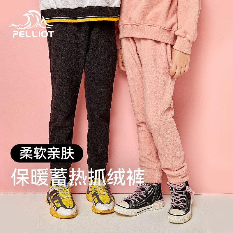 韩版秋季运动儿童摇粒绒保暖卫裤图片