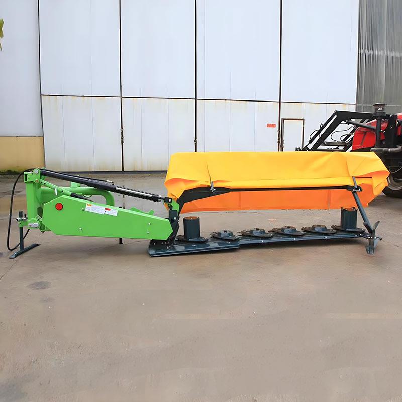 拖拉机后置悬挂多盘苜蓿割草机飞刀盘式5盘6盘鼓式收割机