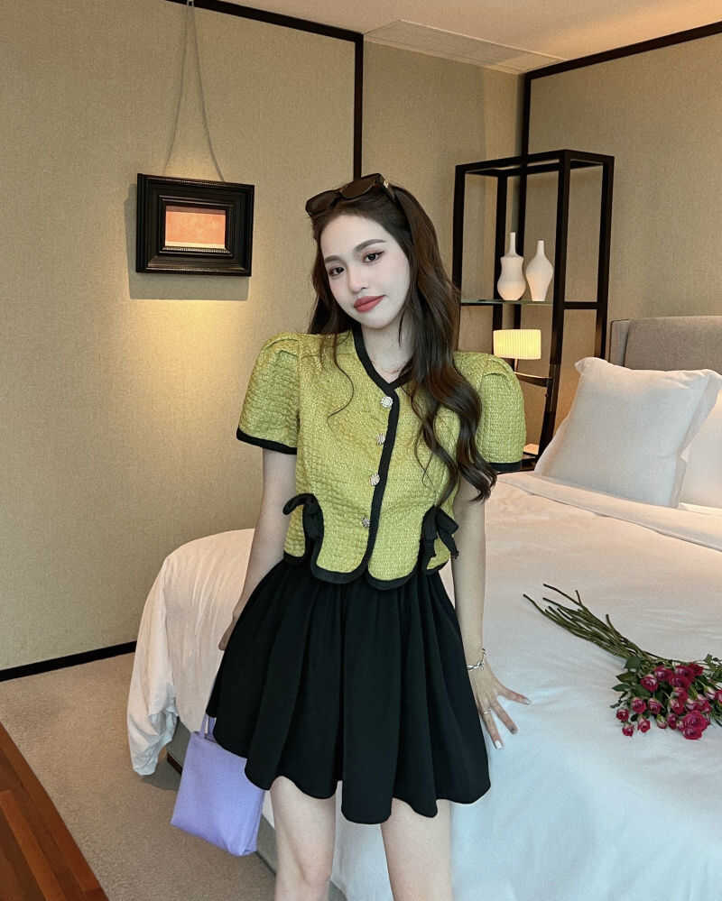 小香风西装裙子套装女夏季新款法式轻奢名媛气质时尚