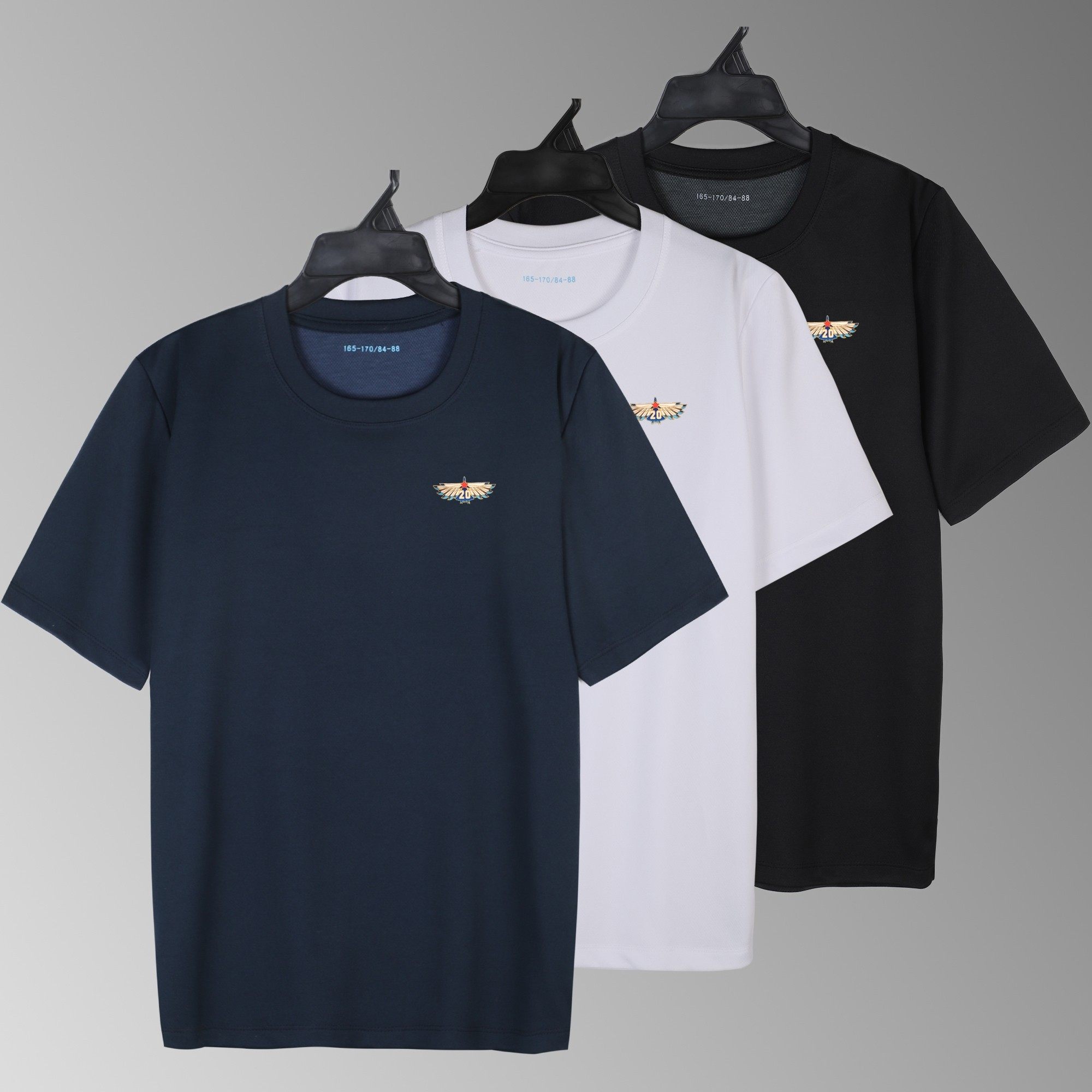 际华3503新款空飞体能圆领衫硅胶立体胸标下摆舒适吸湿排汗