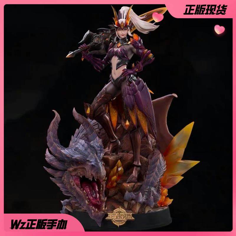 王者荣耀官方 DAMTOYS水晶猎龙者花木兰典藏版手办锋芒系列