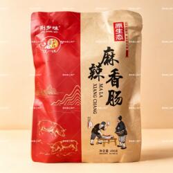 襄阳特产南漳原味香肠腊肠腊肉五花腊肉后座腊肉400克/袋