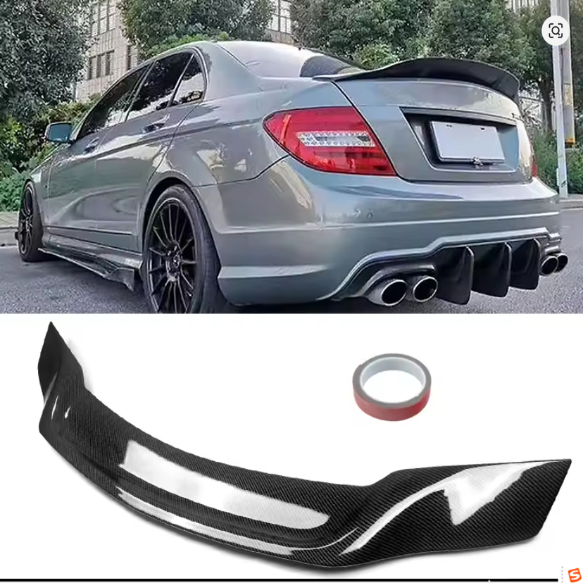 07-13年奔驰C级W204改装R款尾翼