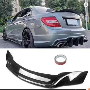 c63改装 260 R款 定风翼2007 适用奔驰C级W204尾翼c180 2013款 200