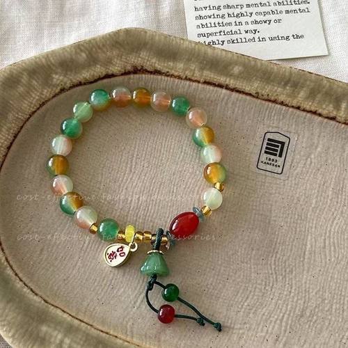 莲莲如意手链ins国风琉璃闺蜜手串百搭高级感古风手链