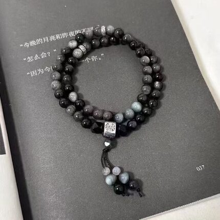 【如愿】中式六字箴言手串女轻奢小众设计国风双层情侣送男友手链