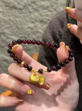 小胖福新中式招财纳福手链女ins高级感古风设计气质手串闺蜜礼物