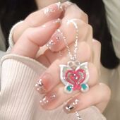 「巴啦啦能量」小魔仙变身器项链小众设计百搭ins珐琅少女风项链