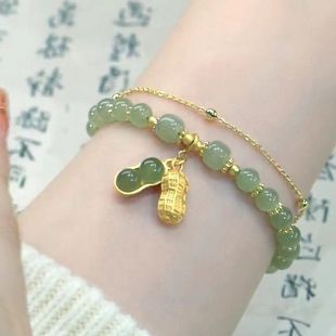 玉兔手链女款 新中式 ins小众设计高颜值学生手串闺蜜古风生日礼物