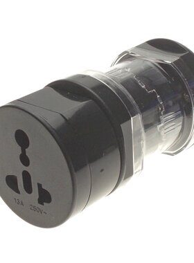 三合一可拆型多功能全球通万用转换插头欧标美标英标国标澳标黑色