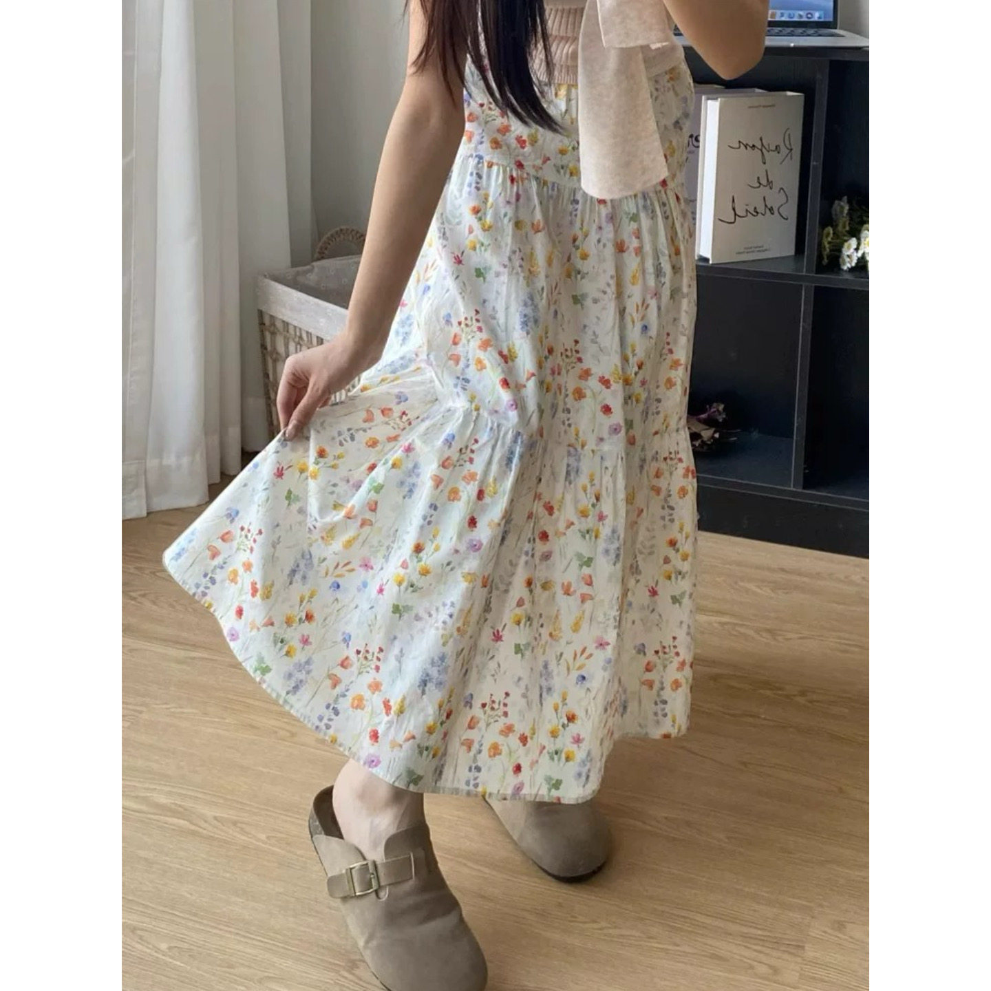 大碗plus定制大码女装微胖米白色碎花半身裙夏高腰宽松显瘦中长裙,女装/女士精品,大码半身裙,淘宝优惠券,粉丝福利购,淘宝优惠卷