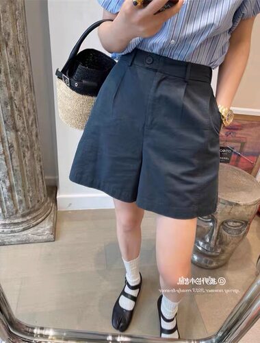 大码女装休闲阔腿显瘦百搭五分裤