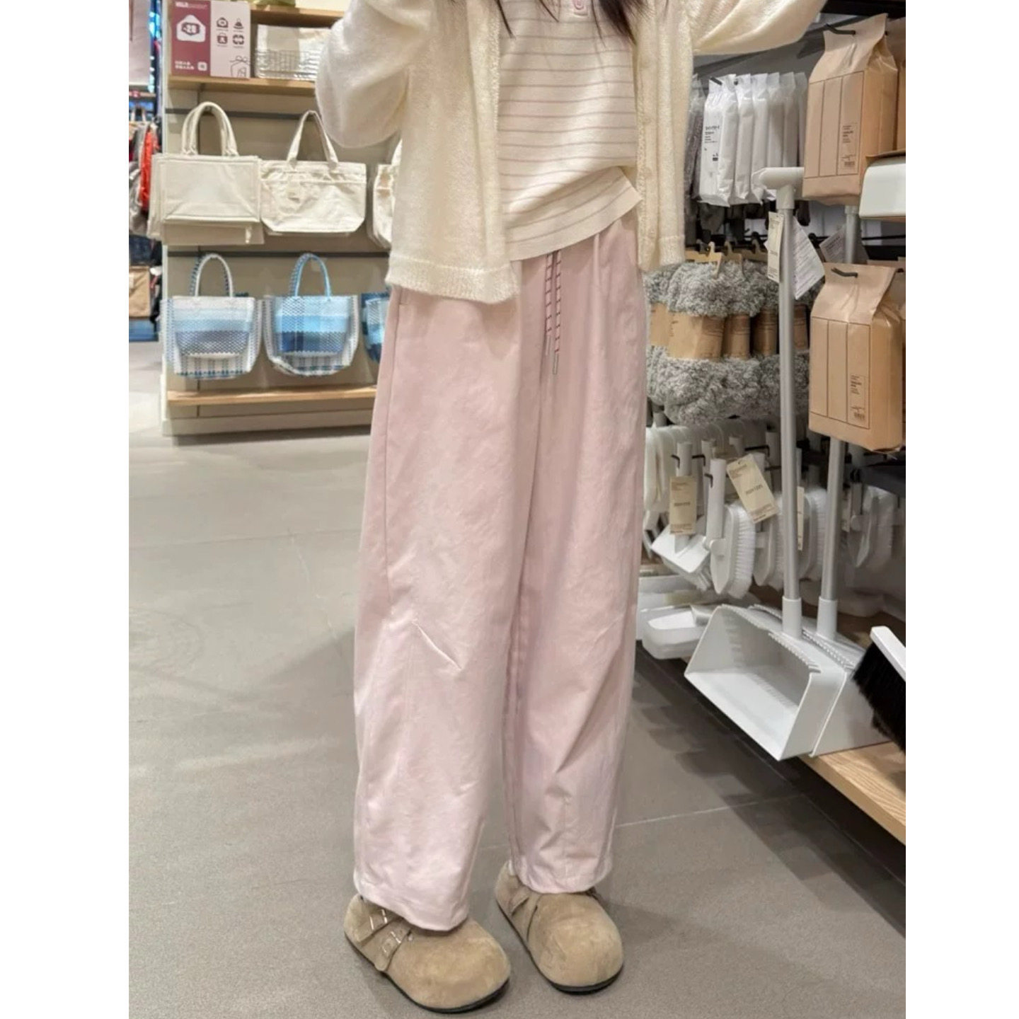 大碗plus定制大码女装微胖mm垂感工装阔腿春夏宽松显瘦休闲九分裤,女装/女士精品,大码裤装,淘宝优惠券,粉丝福利购,淘宝优惠卷