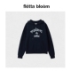 fletta 现货 bloom韩国小众潮牌rolarola卫衣女刺绣连帽上衣