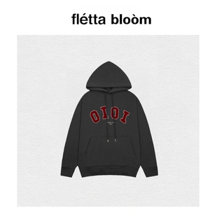 bloom韩潮牌oioi卫衣rose朴彩英宽松加绒连帽卫衣 fletta 现货