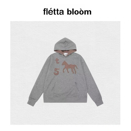 【现货】fletta bloom韩国潮牌连帽卫衣女tcm马年限定款帽衫外套