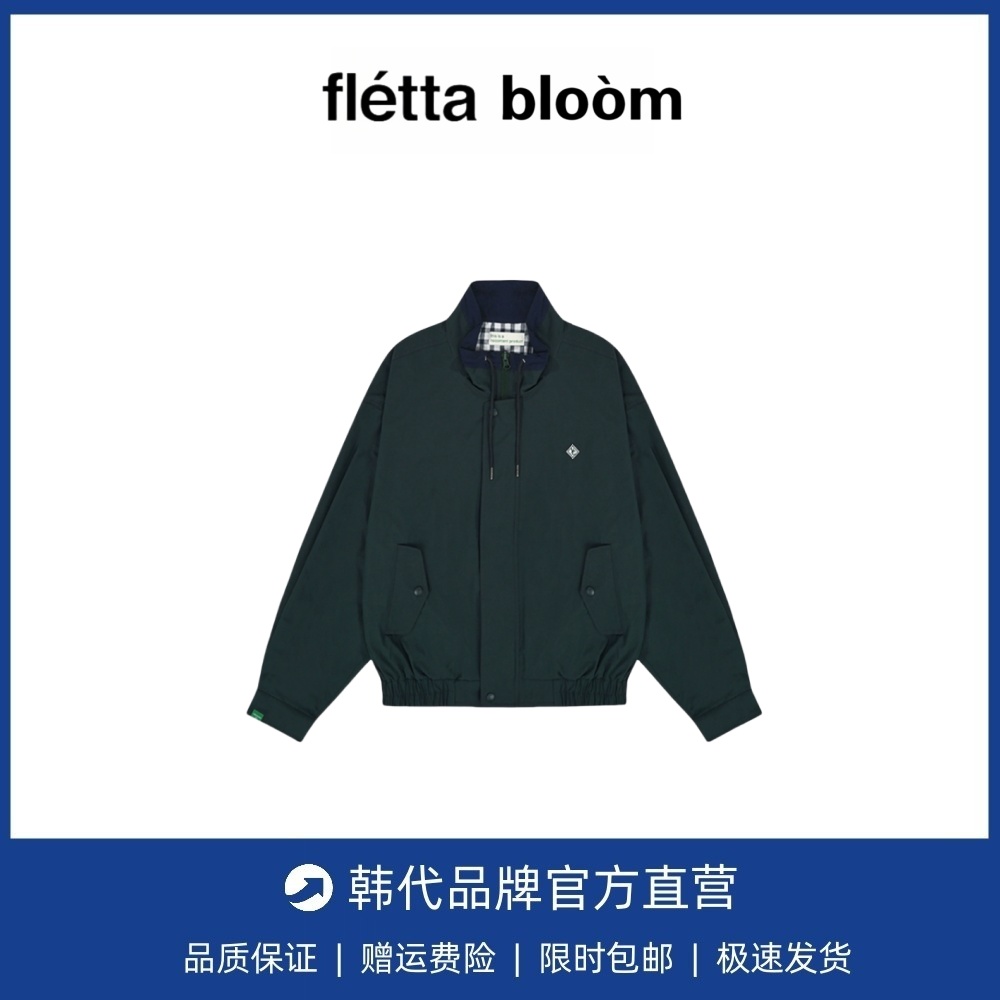 【现货】fletta bloom两面穿复古夹克外套女秋季工装宽松休闲上衣