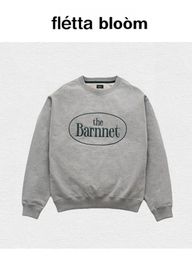 【现货】fletta bloom韩国小众潮牌TheBarnnet八奶加绒卫衣女宽松