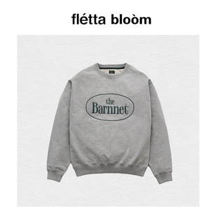 【现货】fletta bloom韩国小众潮牌TheBarnnet八奶加绒卫衣女宽松