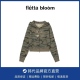 长袖 迷彩外套 bloom韩国小众潮牌短款 卫衣辣妹修身 现货 fletta