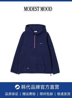 【现货】韩国modest mood宽松摇粒绒连帽卫衣卫裤休闲运动套装女