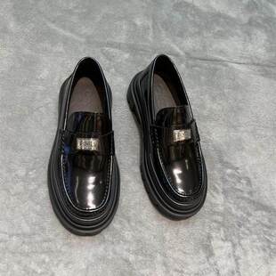 实体发货CNC男鞋春夏新款 男士时尚休闲皮鞋套脚单鞋真牛皮鞋子男