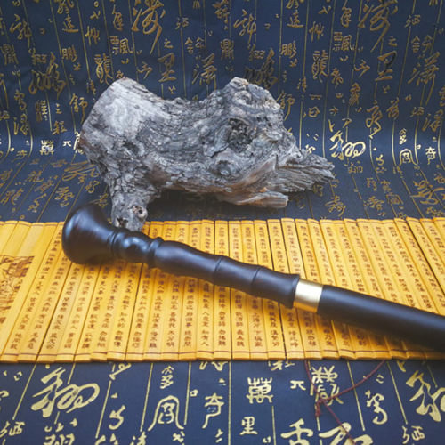 绅士实木老人红木防滑登山手杖