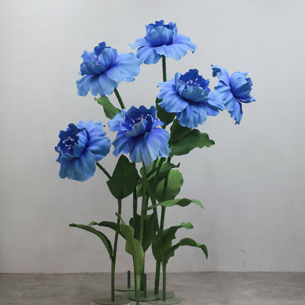 婚庆路引花成品户外婚礼布置手工纸艺花美陈橱窗道具装饰防水纸花