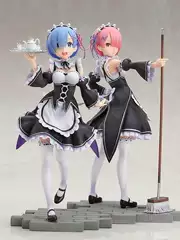 Rem Remram Life in a Different World from Zero Twin Sisters Emilia Figure Anime Merchandise